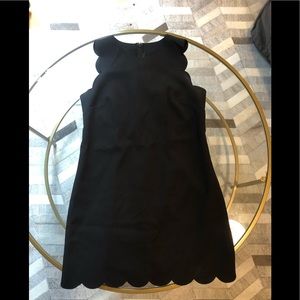 JCrew Scalloped Edge Dress